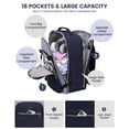 thumbnail image 4 of Mochila de mano LOVEVOOK de 50 litros para mujeres y hombres con 3 cubos, 4 of 9