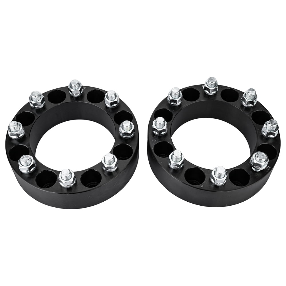 LA TALUS 2pcs 2" 8 Lug Wheel Spacers 8x6.5 For Dodge Ram 2500 3500 Ford F250 9/16" Studs