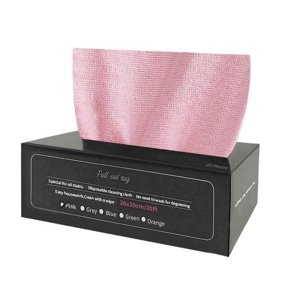 Thickened Disposable Kitchen Cloth,Water-Washable Dry And Wet Cleaning Rags For Lazy Households,Durable Multi-Purpose Dishcloths For Countertops Dishes Tables And Home Kitchen Surfaces-A