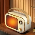 thumbnail image 2 of Fan Heater Small Desktop Heater Household Small Sun Fan Heater Electric Heater (US Plug) C, 2 of 6