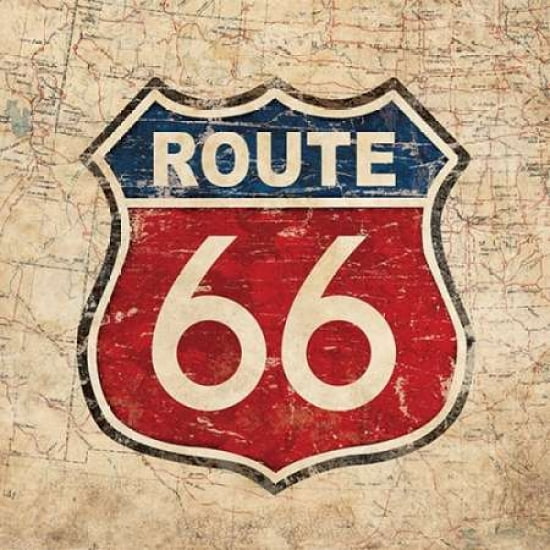 Route 66 Ii Sq Canv