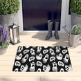 thumbnail image 2 of Ghost Boo Halloween Pattern Flannel Non Slip Door Rugs,Washable Door Mats Indoor,Decorative Door Mats,Dirt-Resistant and Absorbent Doormat for Entrance,Bedroom,Kitchen,Bathroom,31.5x17in(80x43cm), 2 of 4