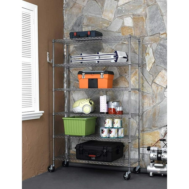 Metal rolling storage racks deals