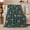 Forest Cottage Path, variant on Woodland Animals among Flowers and Mushrooms, Playful Cottagecore Style for Kids, Forest Friends Pattern and Birthday Gift, Cozy Flannel Blanket for Nursery and Playroom, Home Decor