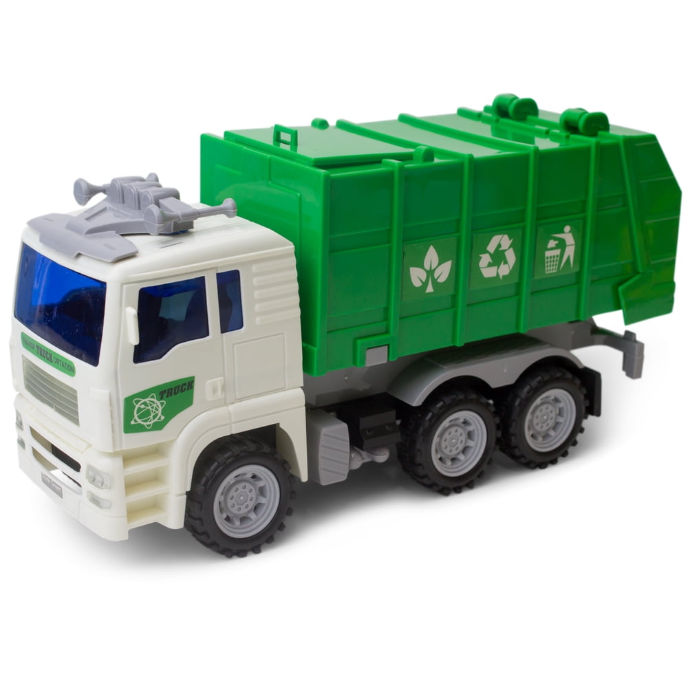 friction powered garbage truck