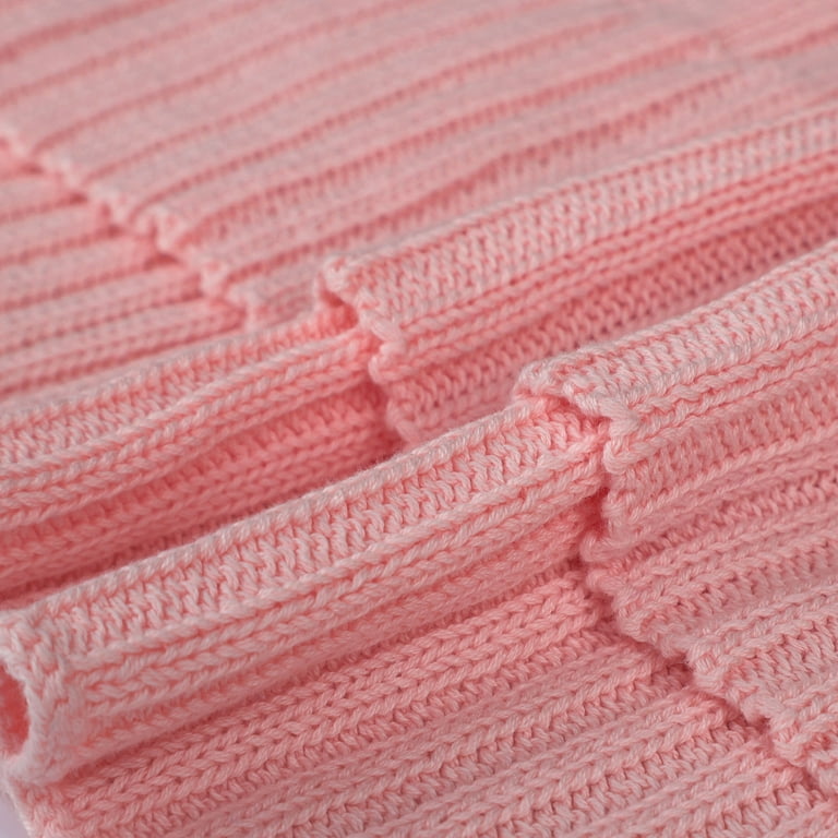 Blush cable knit throw shop