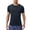 Gray, variant on Active Men's Performance Crew Neck Athletic T-Shirt with Subtle Hex Pattern and Moisture-Wicking Fabric - Medium, Gray