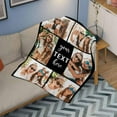 thumbnail image 5 of Customize Blankets with Photos, 3 Photos Customizable Blanket Personalized Blankets and Throws Best Friend Blanket for Besties BBF Friendship Gifts for Women Blankets, 5 of 5