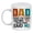 A, variant on Fathers Day Gifts for Dad World Best Father Ceramic Mug 11oz Funny Coffee Cup for Husband Papa Birthday Present from Kids Wife