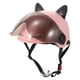 thumbnail image 2 of Casco decorativo universal para ciclismo, casco de media cara con orejas de gato, casco para montar al aire libre, casco de bicicleta eléctrica de verano., 2 of 7