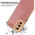 thumbnail image 3 of for Samsung Galaxy A14 5G Case Love Heart Plating, Cute Pattern Luxury Elegant Cover for Girls Women, Camera Protector TPU Full Body Protection Case-Pink, 3 of 5