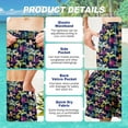 thumbnail image 5 of Mens Swim Trunks Quick Dry Board Shorts with Mesh Lining, Breathable Fit Hawaii Beach Shorts Swimwear Bathing Suits, 5 of 5