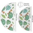 thumbnail image 3 of FMSHPON Watercolor TurtleTropical Plants Xmas Christmas Tree Skirt Stand Mat for Holiday Party Decoration Indoor Outdoor 36 inches, 3 of 6