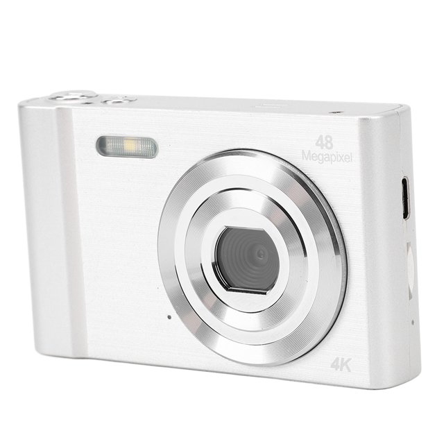 Fotografía para principiando cámara digital, 4k 48mp 1080p hd pantalla ips de 2,4 pulgadas zoom digital 16x cámara compacta de bolsillo para viaJes vlogging para adolesscentes