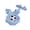 Blue, variant on BemeyourBBs Newborn Baby Girl Boy Football Golf Baseball Outfit Cute Infant Spring Summer Clothes Bubble Rompers Flying Sleeve Soccer Ball Embroidery Cute Ruffle Jumpsuit Playsuit Headband