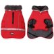 thumbnail image 3 of Abrigo impermeable para perros grandes, chaqueta de invierno, ropa para mascotas, traje de nieve a prueba de viento para exteriores, abrigo reflectante para perros pequeños/medianos, S, rojo, 3 of 5