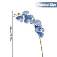 thumbnail image 3 of 9 Head Light Blue Orchids Artificial Flowers 27'' Long Branch Artificial Orchids That Look Real Faux Orchid Stems Lifelike Fake Silk Orchid Flowers for Vase Table Centerpieces Wedding Room Home Decor, 3 of 6