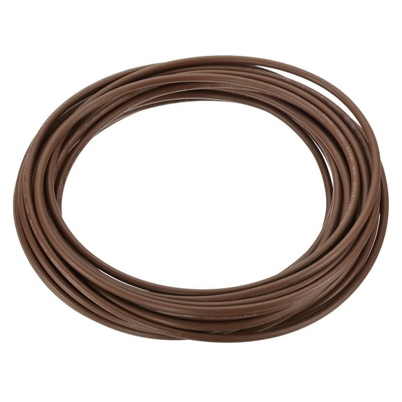 16AWG Wire 16 Gauge Stranded Wire Hookup Wire, UL1015 Tinned Copper Wire 7.5m/25ft Brown