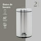 thumbnail image 3 of Botes de Basura 12L Metalico Acero Inox C/Pedal Cocina 2pzas, 3 of 7