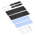 thumbnail image 1 of Kit de disipador de calor Uxcell M.2 2280 Nvme SSD, disipador de memoria para laptop, almohadillas térmicas de cobre, enfriador radiador 2, 1 of 6