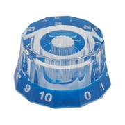 Colcolo Bass Knob Electric Guitar Hat Knobs for Electric Guitar Replacement Blue