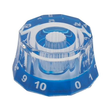 Colcolo Bass Knob Electric Guitar Hat Knobs for Electric Guitar Replacement Blue