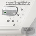 thumbnail image 4 of CAZONER RV CO & Propane/Natural Gas Detector, 10-Year Lifespan, 3-in-1 Alarm with Voice Alert, USB-C/12V DC, 4 of 6