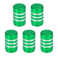 thumbnail image 1 of 5uds Universal Redondo AutomÃ³vil NeumÃ¡tico VÃ¡lvula VÃ¡stago Tapas VÃ¡lvula Polvo Tapas 7mm Verde Unique Bargains NeumÃ¡ticos VÃ¡lvula Tapas, 1 of 6