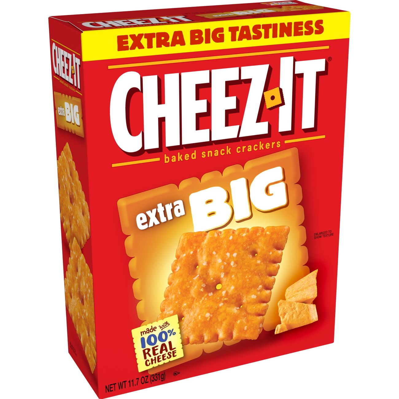 CheezIt Extra Big Baked Cheese Crackers 11.7 Oz Box
