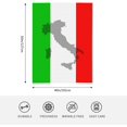 thumbnail image 5 of Italian Flag Blanket,The Contour of Italian Territory is Printed on The Flag Decor Blankets Soft Warm Throw for Women Girls Birthday, Home Living Room Decoration 40"x50", 5 of 6