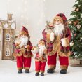 thumbnail image 2 of Papa Noel Pere Noel hecho a mano Santa Navidad padre muñecos de Navidad decoración de Papá Noel para decoración para fiesta navideña, 2 of 4