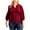 Red - cherrypie, variant on Style & Co. Womens Puff Sleeve Basic T-Shirt, Red, Plus Size, 0X
