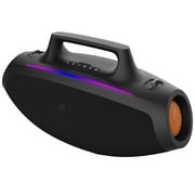 Skullcandy Barrel Bluetooth Boombox Party Speaker, Water-Resistant Portable Speaker, LED Lightshow Mode, 12 Hour Battery, Multi-Link