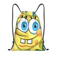 thumbnail image 1 of Pofeuu SpongeBob SquarePants for Water-Resistant 210D Drawstring Bag Compact Foldable Design Gym Yoga Travel Essentials Lightweight Carryall-Medium, 1 of 6