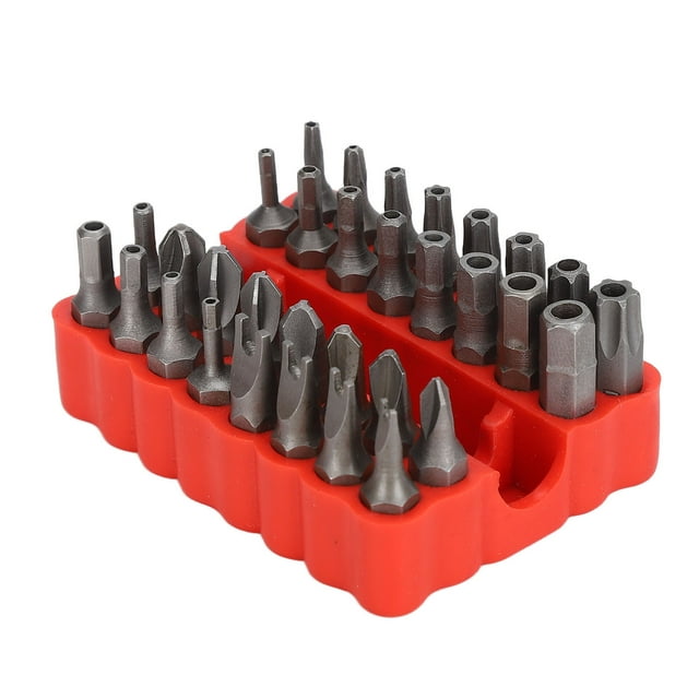 Broca hexagonal para tornillos sólidos, 33 piezas, herramienta de destornillador hexagonal para tornillos de seguridad, broca hexagonal para tornillos de seguridad, experiencia incomparable