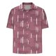 thumbnail image 5 of Blusa y camisa de manga corta con cuello vuelto para hombre, blusa informal holgada con botones y cuello vuelto, blusa de poliéster para hombre, 5 of 5
