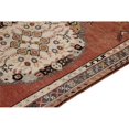 thumbnail image 4 of Pasargad Home Anatolian 36" x 69" Hand-Woven Wool Area Rug in Coral Orange/Beige, 4 of 7