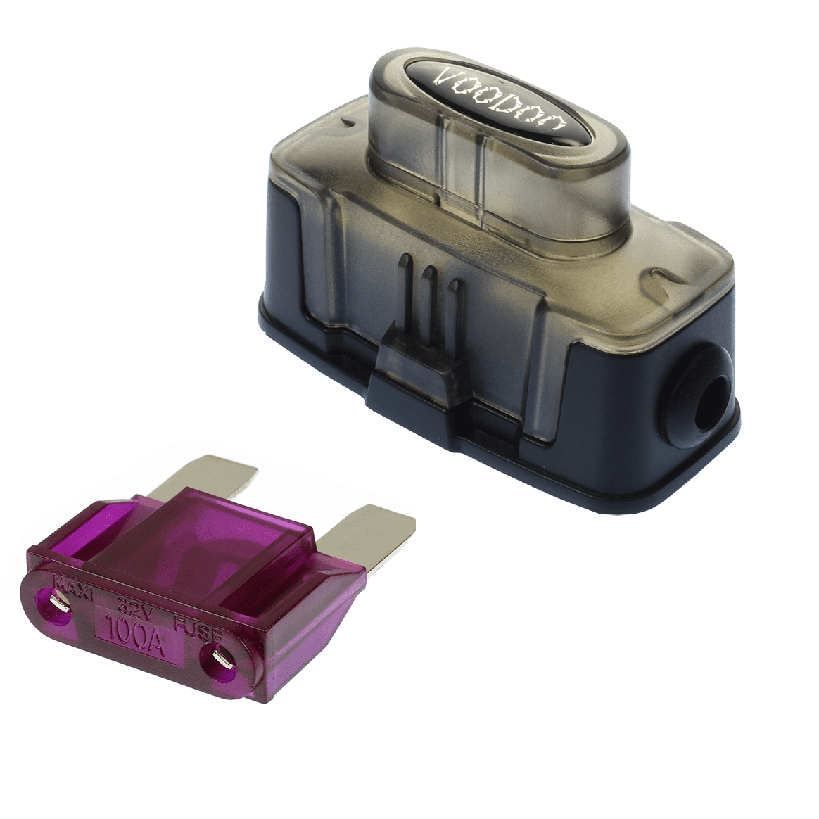 MAXI Inline Fuse Holder Fuseholder Voodoo 4 6 8 Gauge & 100 Amp fuse