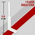 thumbnail image 2 of PRISP Mini Hockey Goalie Stick - 20 Inch Plastic Knee Hockey Stick for Goaltender; Sports Gift for Indoors, Basement, Garage, 2 of 7
