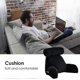thumbnail image 3 of 2026 Reading Pillow, Backrest Pillow,back Rest Pillow For Sitting In Bed,large Adult Backrest With Arms,side Pockets, Detachable Neck Roll For Reading, 3 of 3
