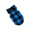 thumbnail image 2 of Pet Vest Winter Clothes for Dogs, Fleece Plaid Dog Jacket Black Size L, Warm Dog Sweater for Small Medium Dogs Cats, Cozy Pet Apparel for Cold Weather Outdoor Walking Blue Size:M, 2 of 6