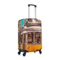 thumbnail image 3 of Daiia Modern Urban Monkey Luggage Cover, Thickened Washable Travel Luggage Covers, Elastic Unique Baggage Covers for 18-20 inch Luggage-Large, 3 of 9