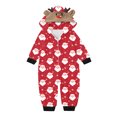 thumbnail image 2 of Odeerbi Christmas Onesie Pajamas for Family Holiday Sleep Jumpsuit Long Sleeve Family Christmas Pajamas Matching Sets Toddler Printed Two-piece Sleepwear Xmas Family Matching PJs Set Red, 2 of 4