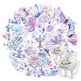 thumbnail image 5 of 35pcs Elegant Stickers Stationery Stickers Floral Stickers Kids Stickers  for Laptops Suitcase, 5 of 9