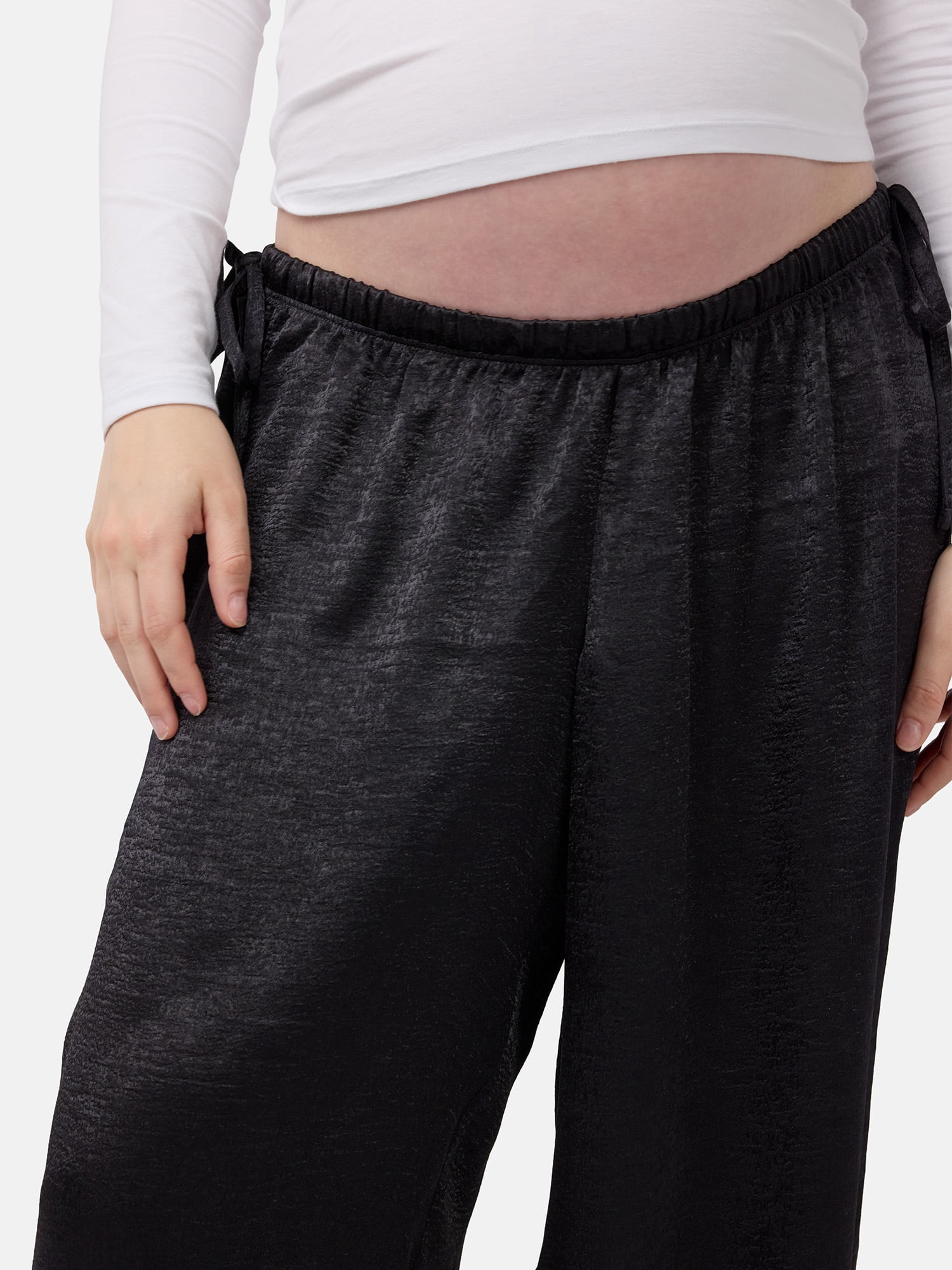 Ingrid & Isabel For Every Belly Women’s Maternity Under the Belly Drape Pants, Sizes S-XXL