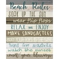thumbnail image 2 of Allen, Kimberly 26x32 White Modern Wood Framed Museum Art Print Titled - Beach Rules v2, 2 of 4