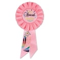 thumbnail image 2 of Pack of 6 Pink "Very Special Daughter" Birthday Celebration Party Rosette Ribbons 6.5", 2 of 2