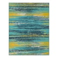 thumbnail image 2 of Unique Loom Outdoor Coastal Collection Area Rug - Ombre (9' x 12' Rectangle Multi.Blue/Yellow), 2 of 11