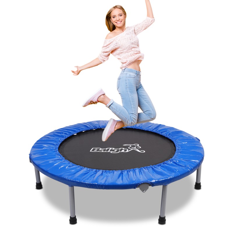 Keimprove Mini Trampoline for Adults Exercise Rebounder Indoor Trampoline for Kids 38 Inch Small