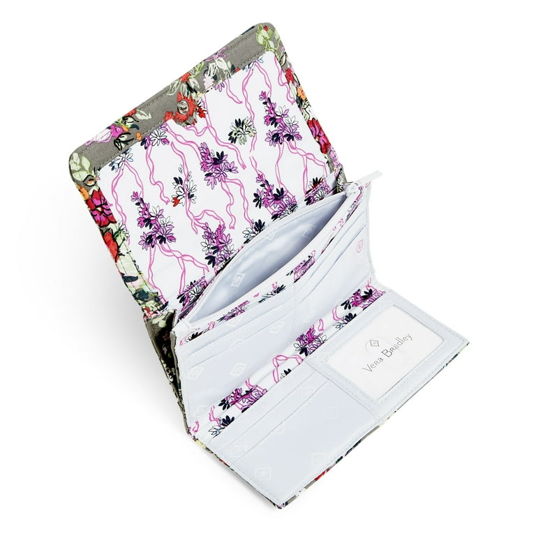 Vera bradley trifold clutch wallet sale